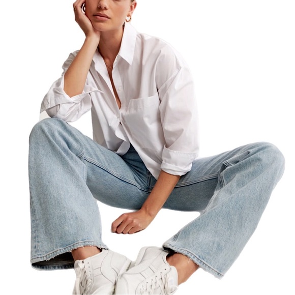 Abercrombie & Fitch 90s Relaxed Jeans High Rise - Size 26/2XL - Picture 4 of 7